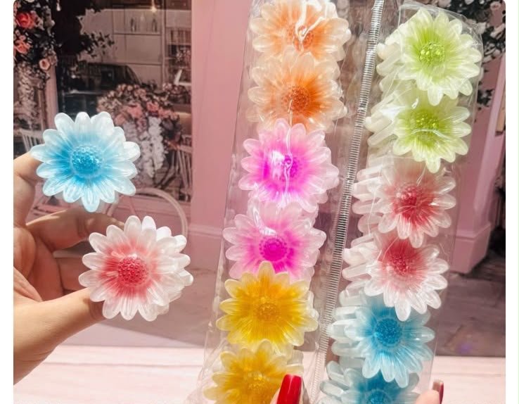 Ganchos flor para el cabello