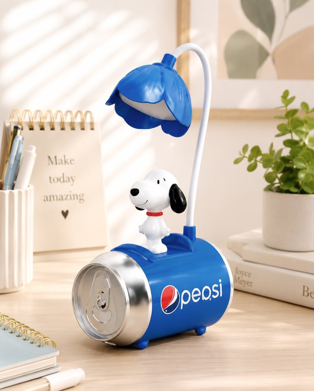 Lampara snoppy Azul Pepsi