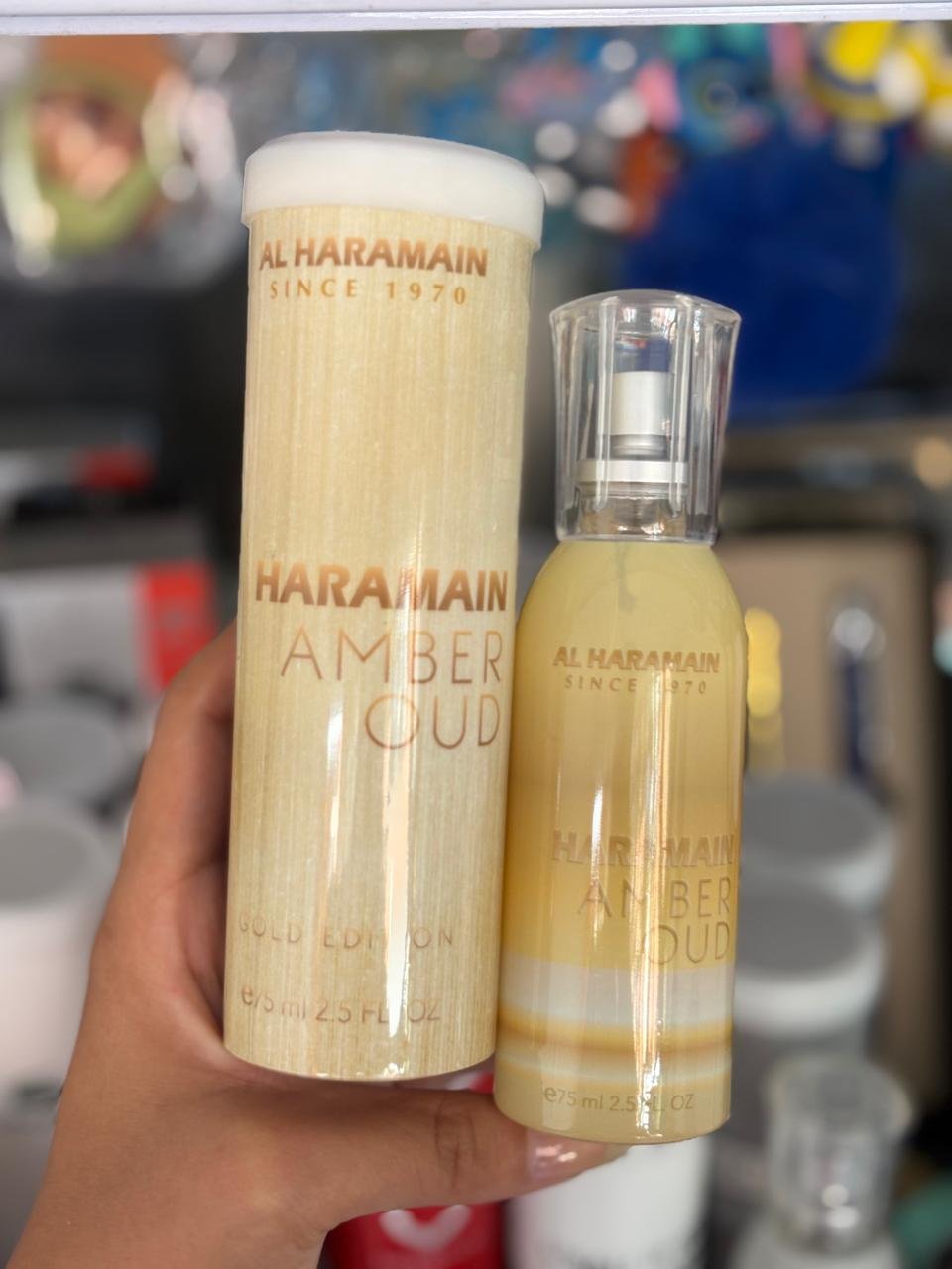 Loción Amber Oud de Al Haramain (Réplica de Alta Calidad)