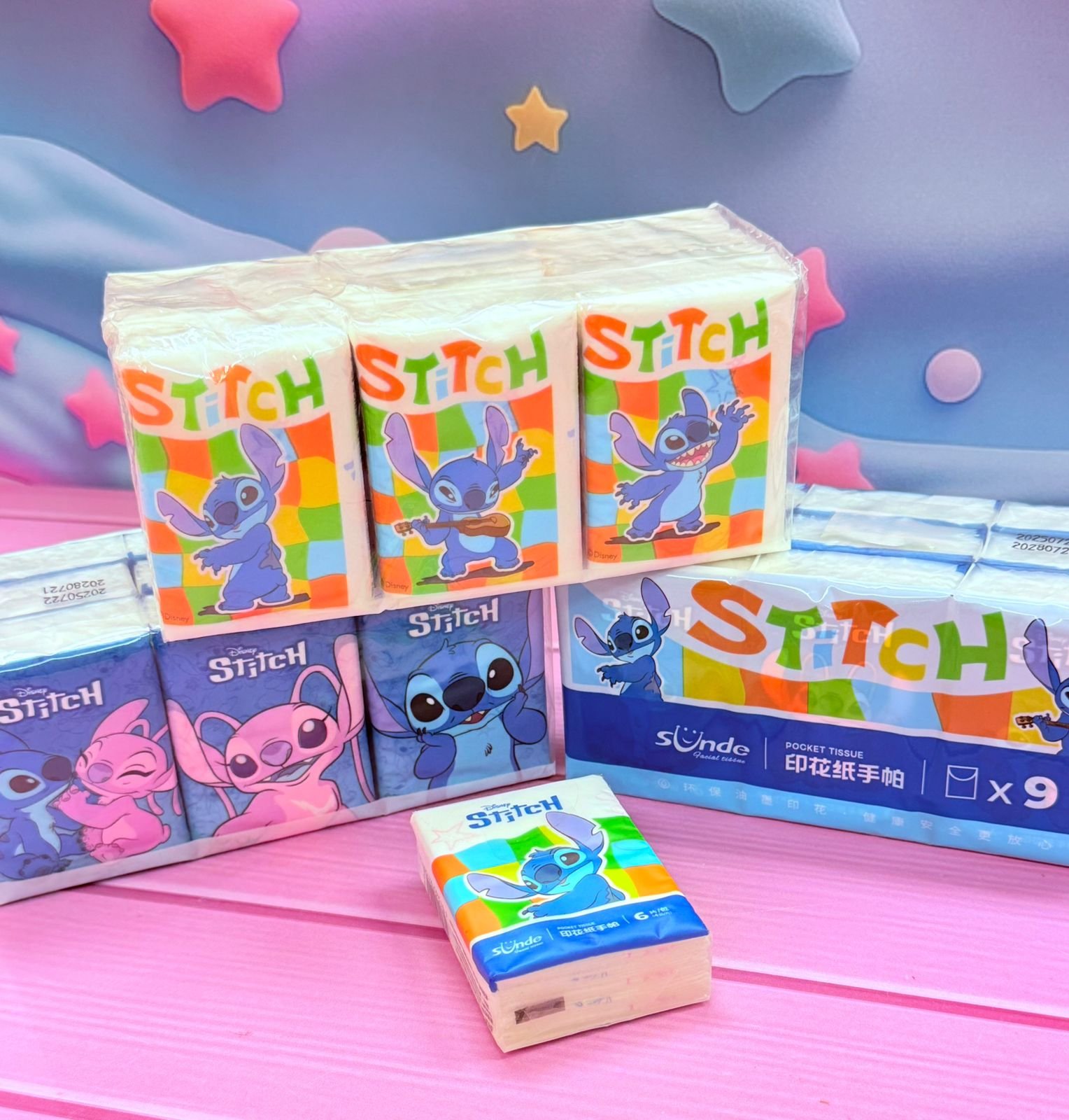 Pañitos tipo Kleenex en seco Stitch